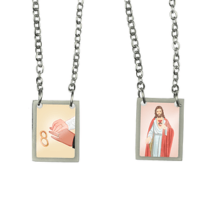 Wedding Stainless Steel Scapular