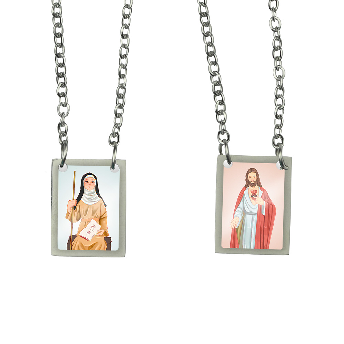 Escapulário de aço de Santa Mónica 1