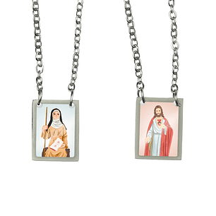 Escapulario de acero de Santa Mónica