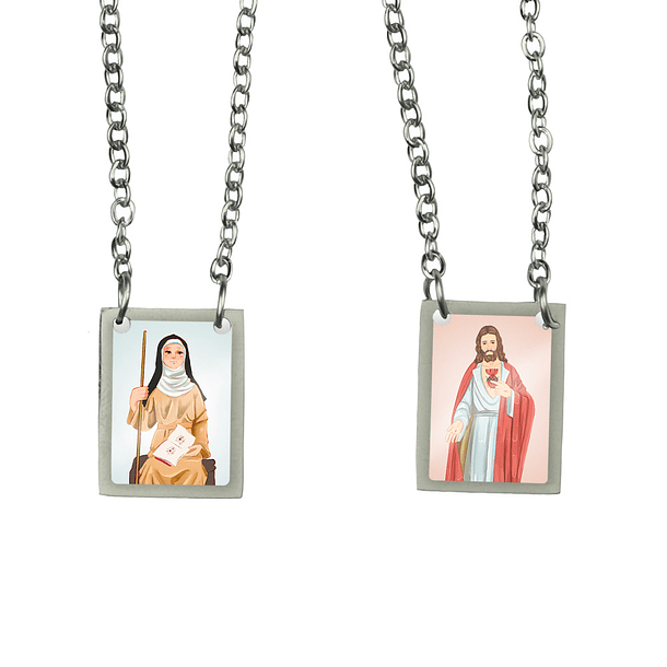 Escapulario de acero de Santa Mónica 1