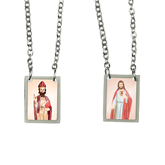 Steel scapular of Saint Nicholas