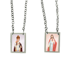 Scapulaire en acier de Saint Ovide