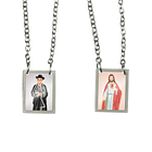 Father Cruz Stainless Steel Scapular 1