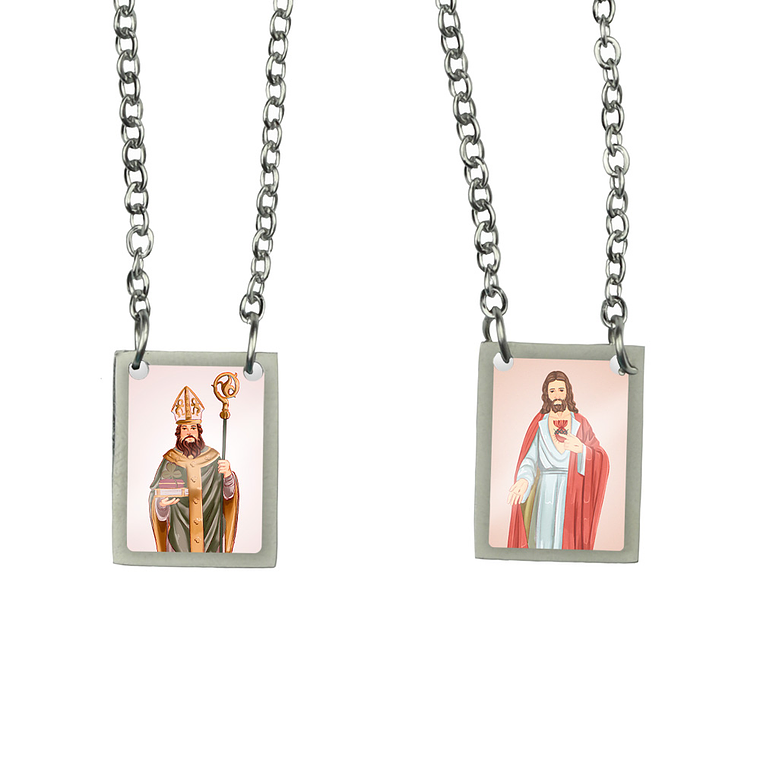 Saint Patrick Stainless Steel Scapular 1