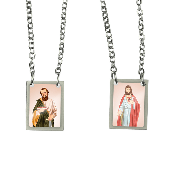 Saint Paul Stainless Steel Scapular 1