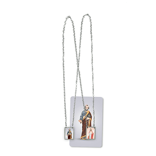 Saint Peter Stainless Steel Scapular