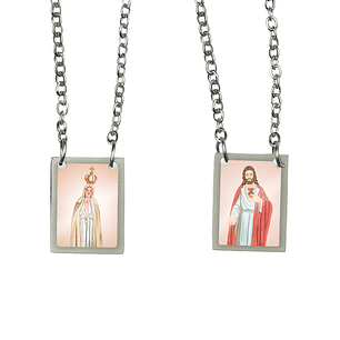 Our Lady Pilgrim Stainless Steel Scapular