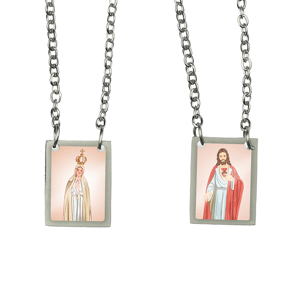 Our Lady Pilgrim Stainless Steel Scapular 1