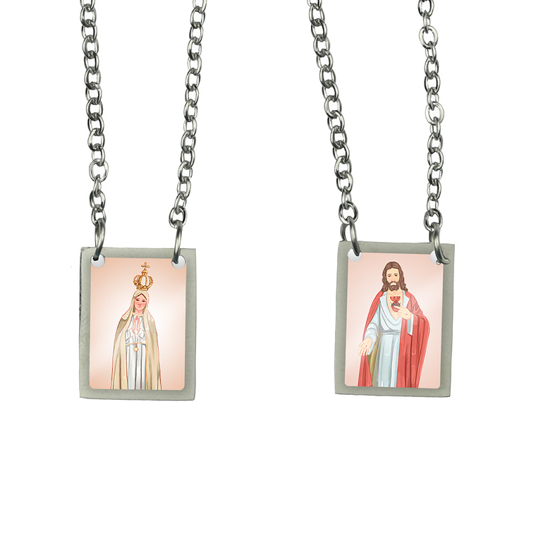 Our Lady Pilgrim Stainless Steel Scapular 1
