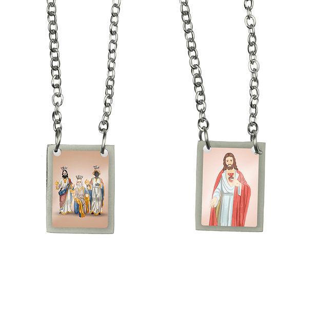 Wise Men Stainless Steel Scapular 1