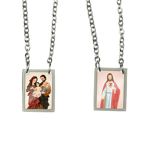 Holy Family Stainless Steel Scapular