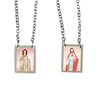 Mystic Rose Stainless Steel Scapular 1
