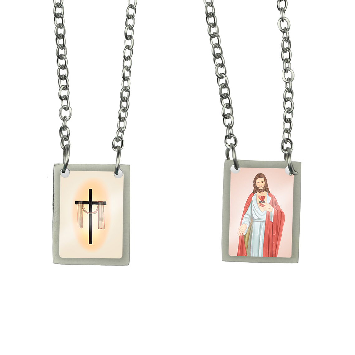 Saint Cross Stainless Steel Scapular 1