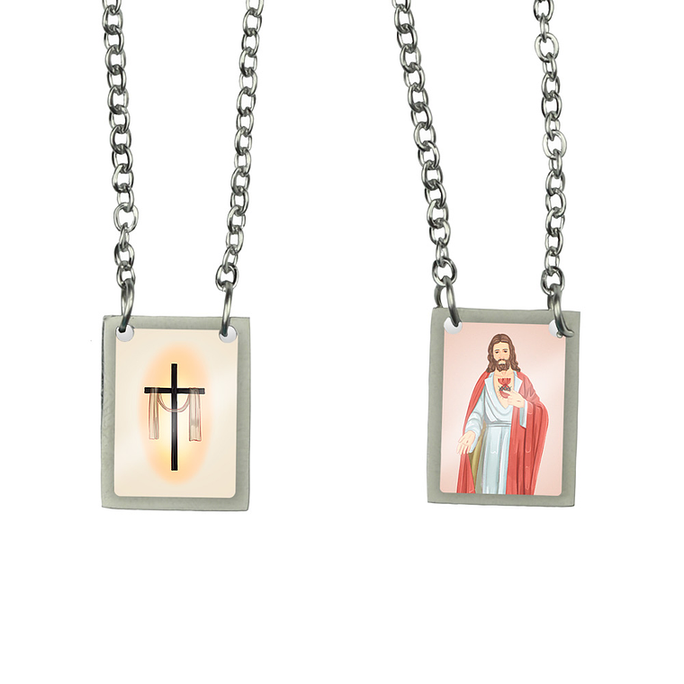 Saint Cross Stainless Steel Scapular 1