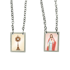 Scapulaire en acier du Saint Sacrement