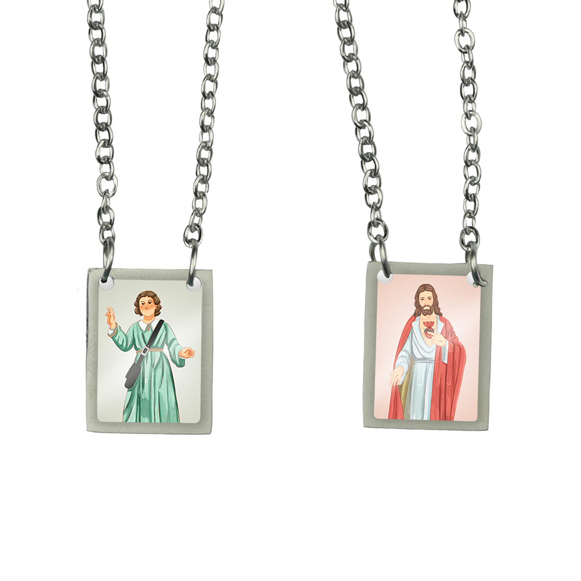 Blessed of Alenquer Stainless Steel Scapular 1