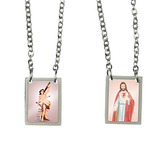 Saint Sebastian Stainless Steel Scapular