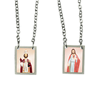 Saint Sylvester Stainless Steel Scapular 1