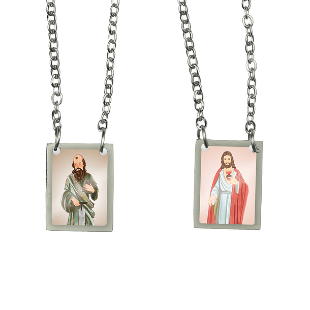 Saint Simon Stainless Steel Scapular 1