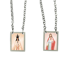 Escapulario de acero de Nuestra Señora de Almortão