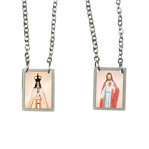 Escapulário de aço de Nossa Senhora do Almortão