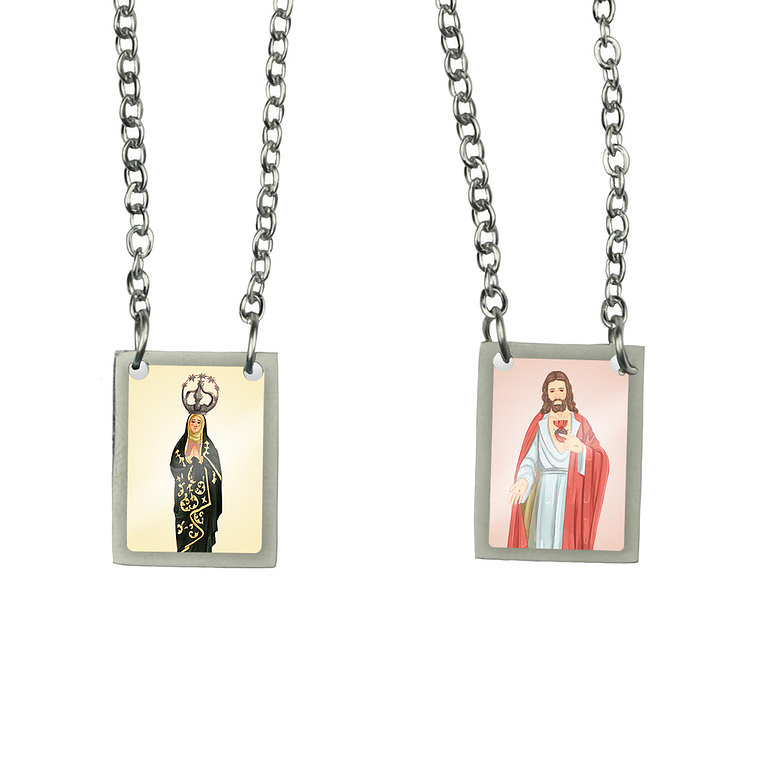 Scapolare in acciaio di Nostra Signora delle Angustie 1