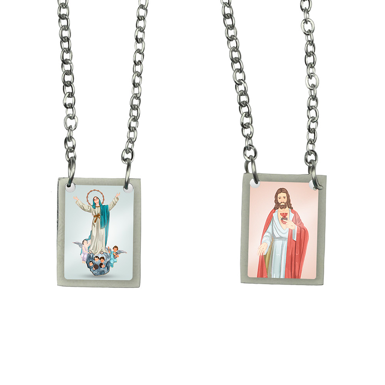 Scapolare in acciaio di Nostra Signora dell'Assunzione 1