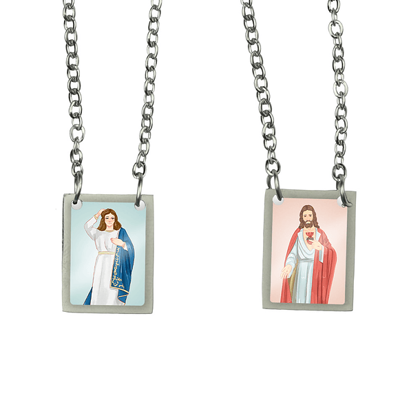 Escapulário de aço de Nossa Senhora da Cabeça 1