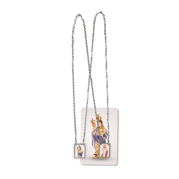 Our Lady of Cape Espichel Stainless Steel Scapular 2