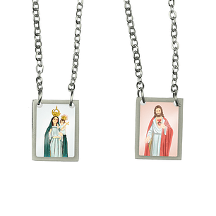 Escapulário de aço de Nossa Senhora do Caminho