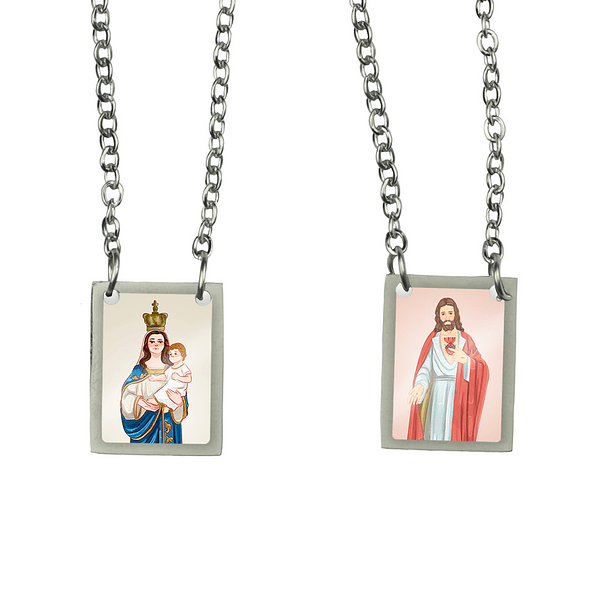 Escapulario de acero de Nuestra Señora del Destierro 1