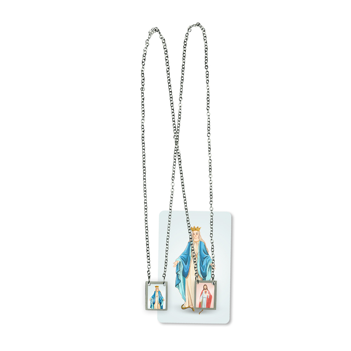 Escapulario de acero de Nuestra Señora de las Gracias 2