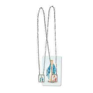 Our Lady of Graces Stainless Steel Scapular