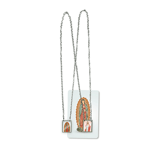 Our Lady of Guadalupe Stainless Steel Scapular