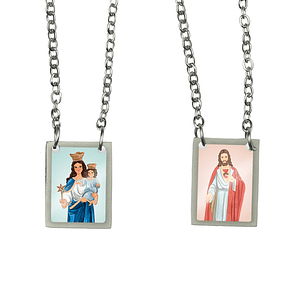 Escapulário de aço de Nossa Senhora da Guia