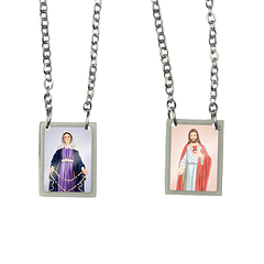 Our Lady of Tears Stainless Steel Scapular