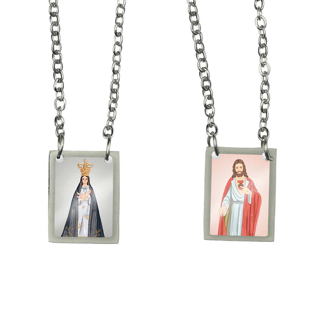 Scapolare in acciaio di Nostra Signora della Lapa 1