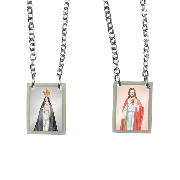 Escapulário de aço de Nossa Senhora da Lapa 1