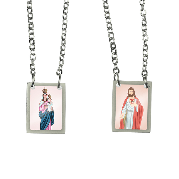 Escapulário de aço de Nossa Senhora da Luz 1