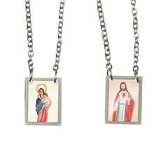 Scapulaire en acier de Notre-Dame Mère de Dieu