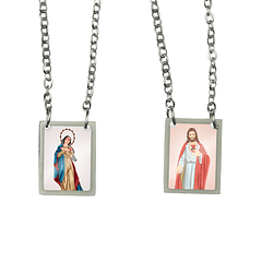 Scapolare in acciaio di Nostra Signora dell'Incarnazione