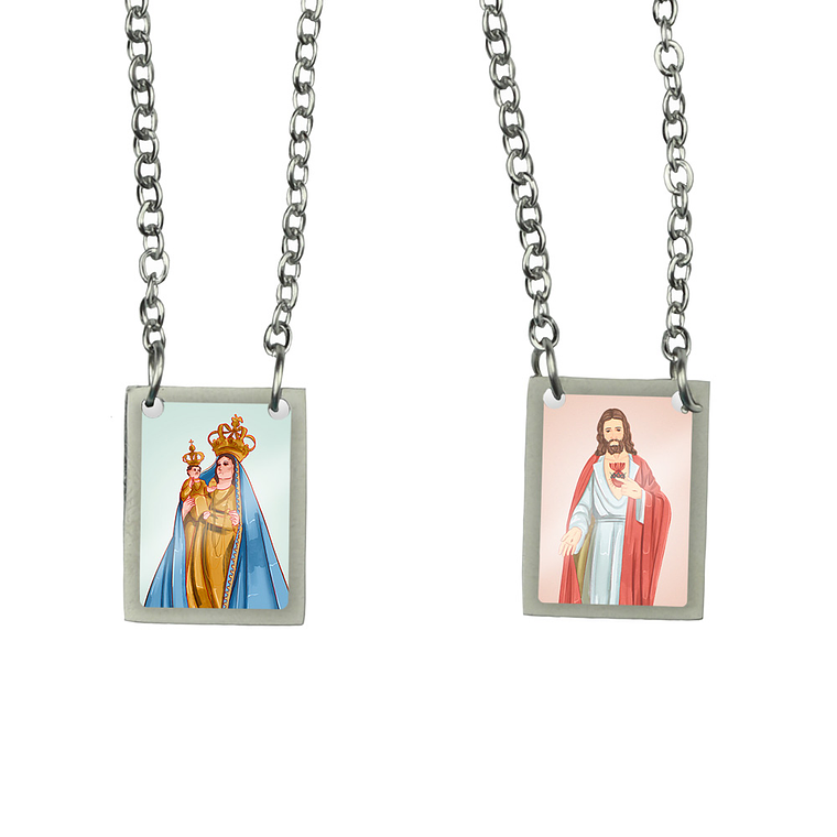 Escapulário de aço de Nossa Senhora dos Mártires 1