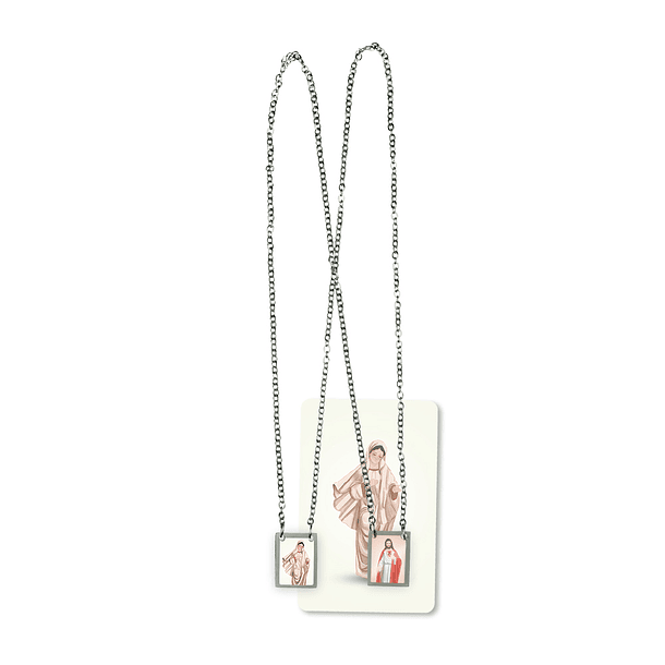 Our Lady of Medjugorje Stainless Steel Scapular 2