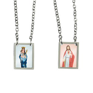 Escapulário de aço de Nossa Senhora dos Milagres