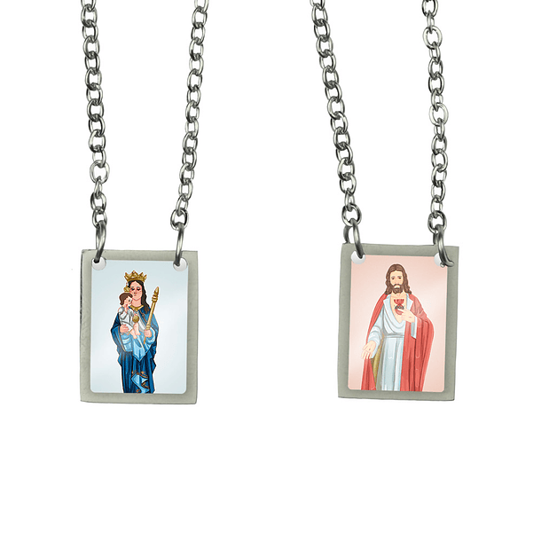 Scapolare in acciaio di Nostra Signora dei Miracoli 1