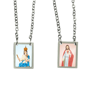 Our Lady of Mount Zion Stainless Steel Scapular