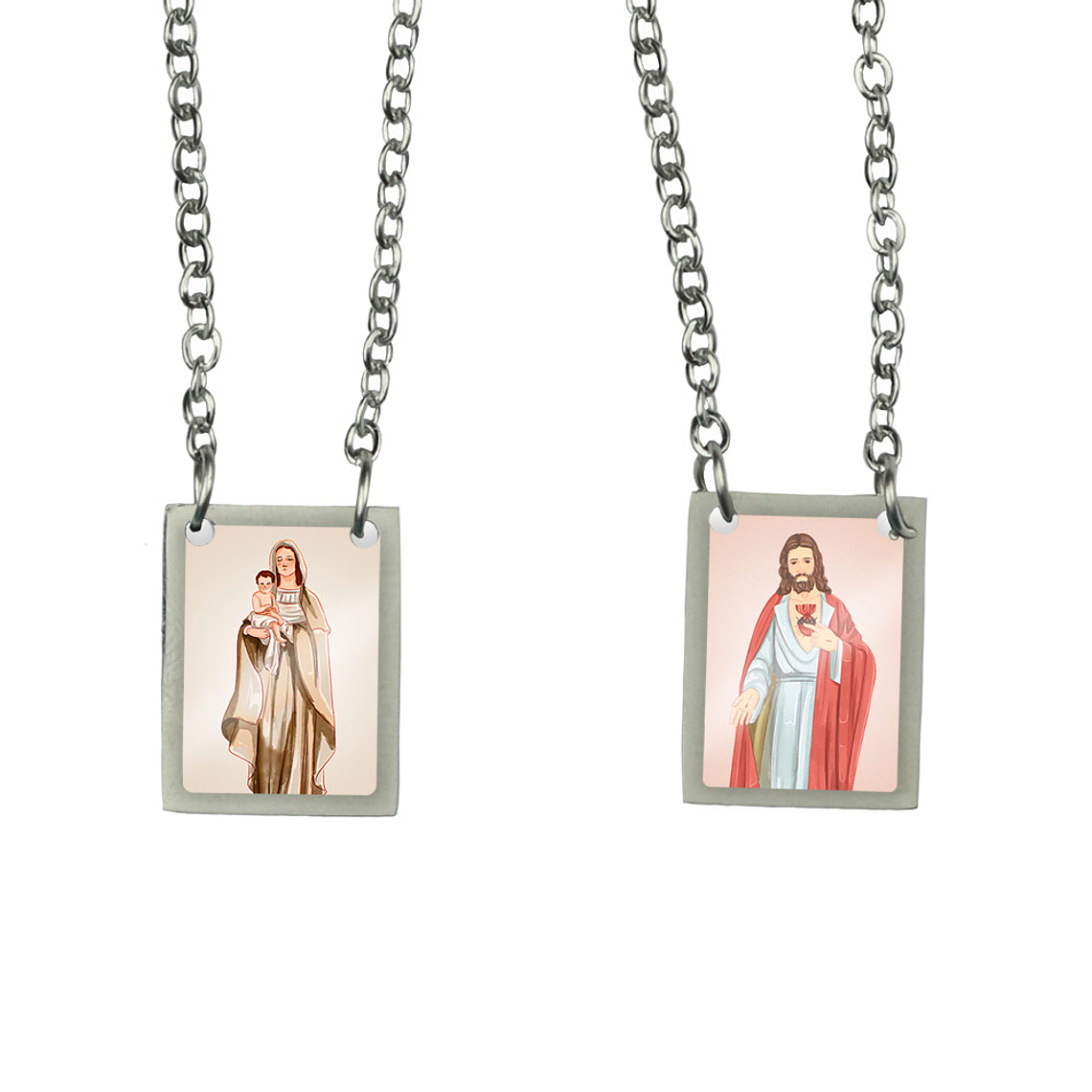 Escapulário de aço de Nossa Senhora das Neves 1