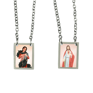 Our Lady Undoer of Knots Stainless Steel Scapular