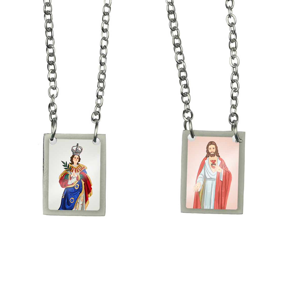 Escapulário de aço de Nossa Senhora da Oliveira 1