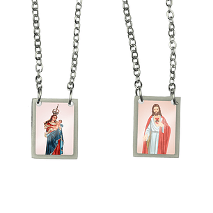Escapulário de aço de Nossa Senhora da Orada